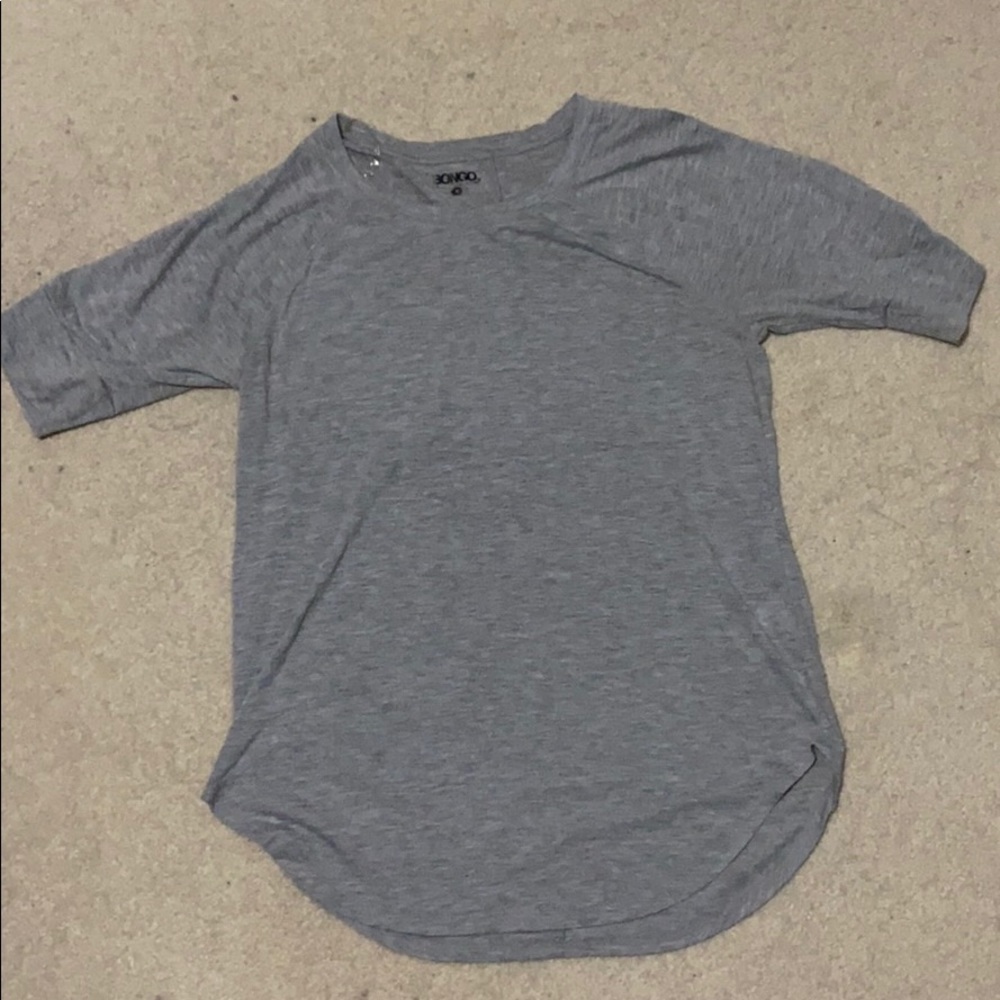 Grey Quarter Sleeve Tee